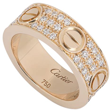 cartier love diamond ring|authentic cartier love ring.